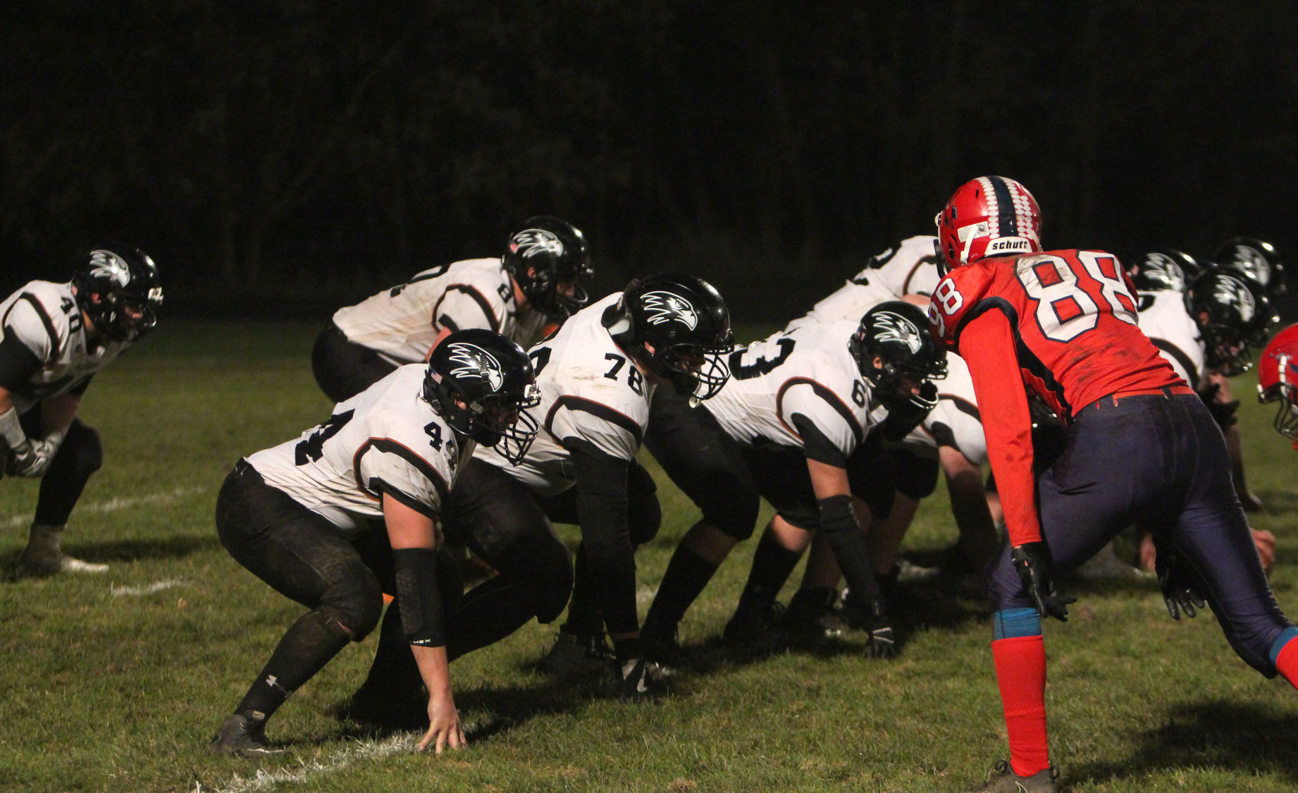 Bloomer football at Spencer/Columbus 10-26-18
